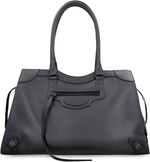 Neo Classic pebbled leather tote-1